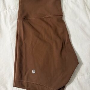 lululemon athletica Chocolate Brown Bike Shorts